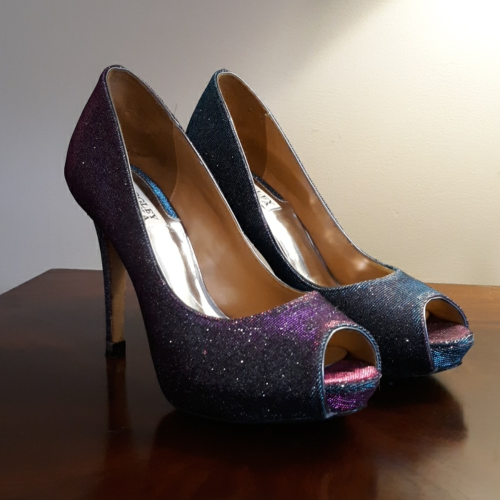 Sparkly Badgley Mischka Heels 8M